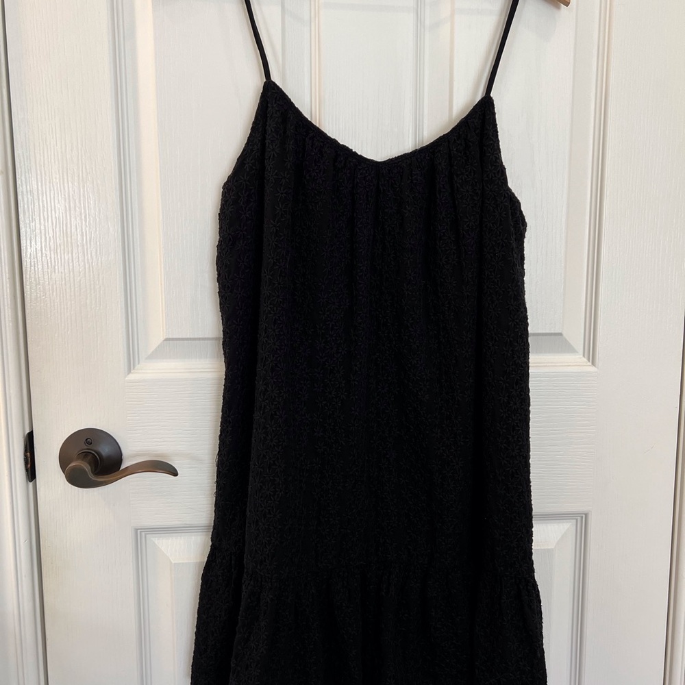Madewell Black Women's Spaghetti Strap Dress